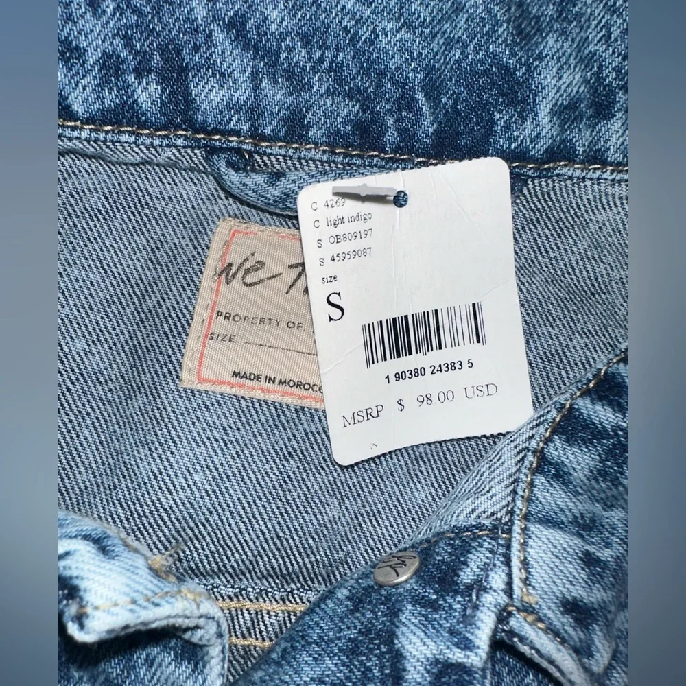 Free People Rumors Denim Jacket NWT - Picture 5 of 7